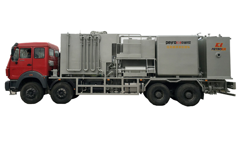 Fracturing fluid backflow truck